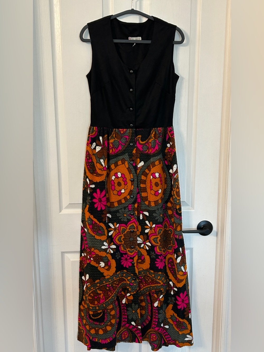 Milton Wallace Vintage Third Dimension Toronto Colorblock Dress Approx Size 6